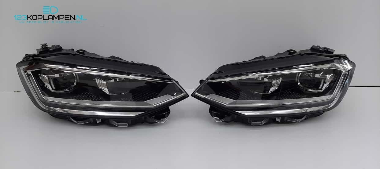 Volkswagen Golf Sportsvan LED facelift koplamp koplampen, Auto-onderdelen, Verlichting, Ophalen, Gebruikt, -, Volkswagen