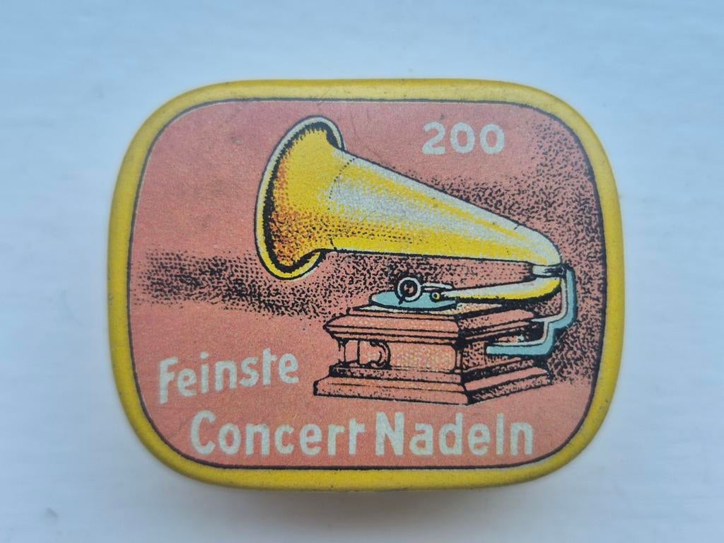 Grammofoon naalden blikje Feinste Concert Nadeln vol, Verzamelen, Blikken, Ophalen of Verzenden, Overige