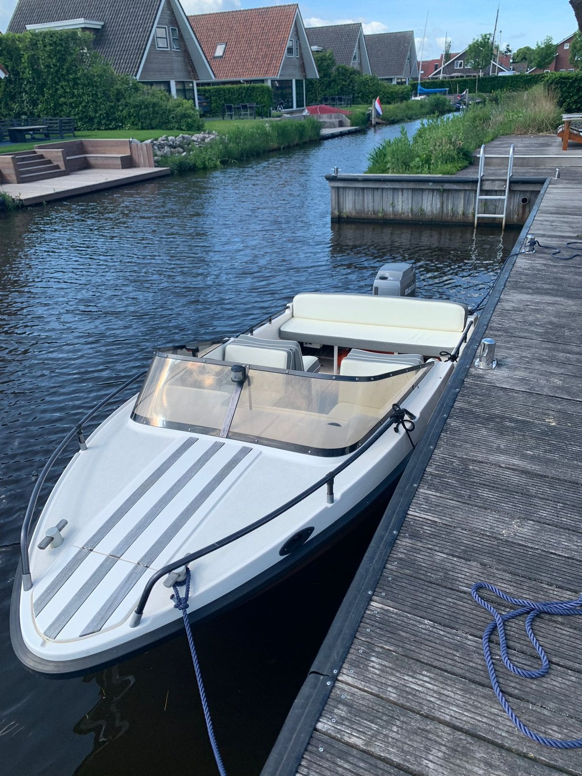 Rio 450 Top speedboot met Mariner 50 pk 2-takt en trailer, Ophalen, Overige merken, Gebruikt, Minder dan 70 pk