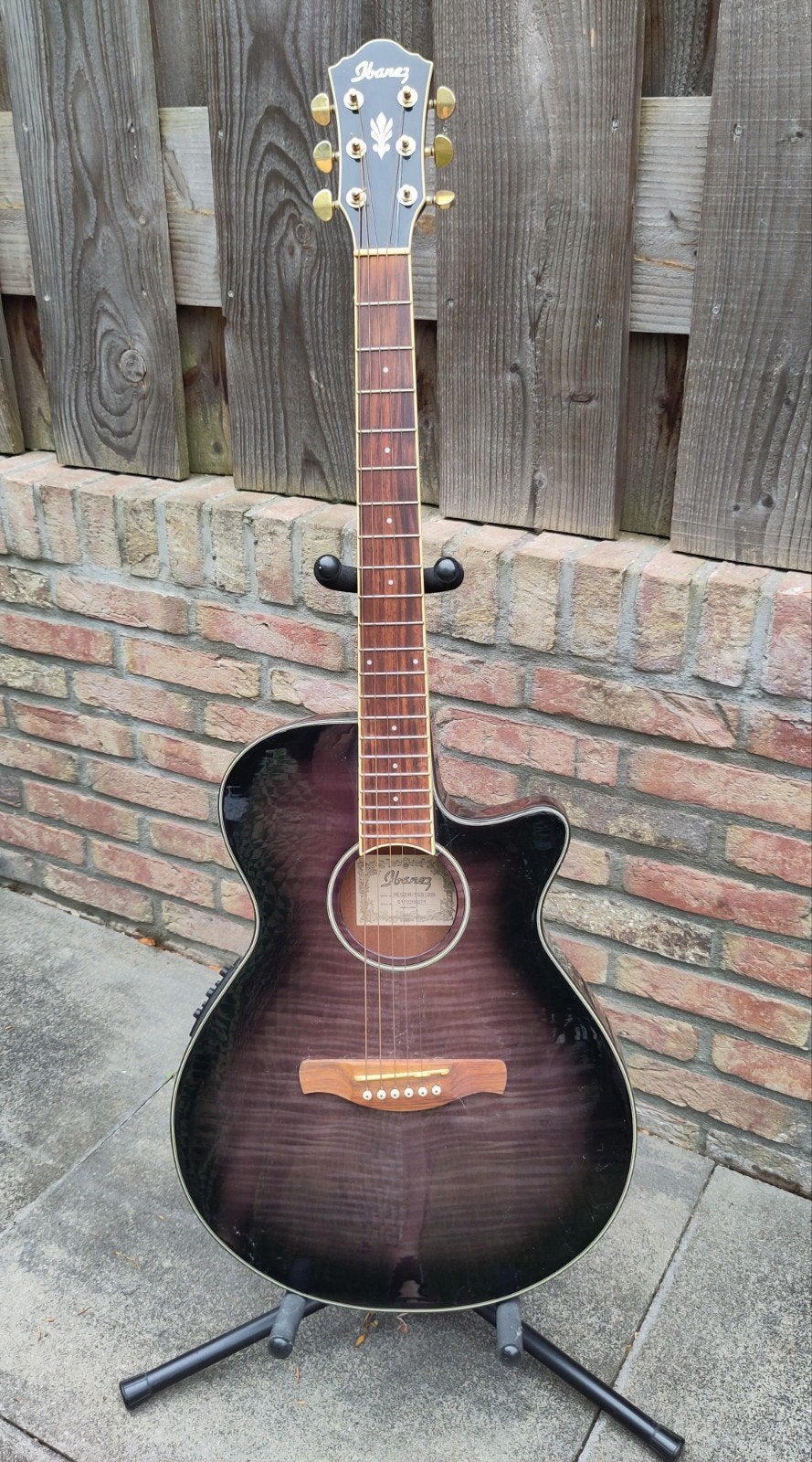 Ibanez AEG24II-TGB1205 Semi-akoestische gitaar, Muziek en Instrumenten, Ophalen, Gebruikt, Western- of Steelstringgitaar