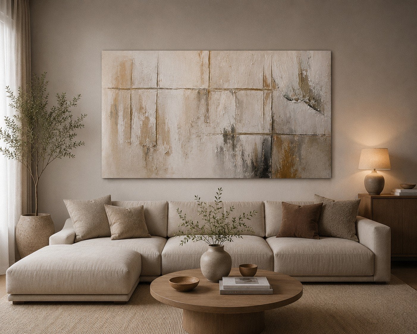 UNIEKE HANDGEMAAKTE ABSTRACTE KUNST – DIVERSE MATEN ✨, Ophalen of Verzenden