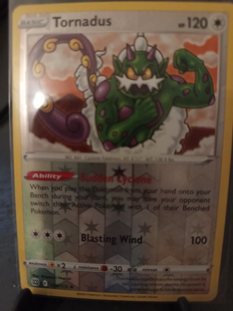 Pokémon kaart Tornadus 120 HP, Ophalen of Verzenden