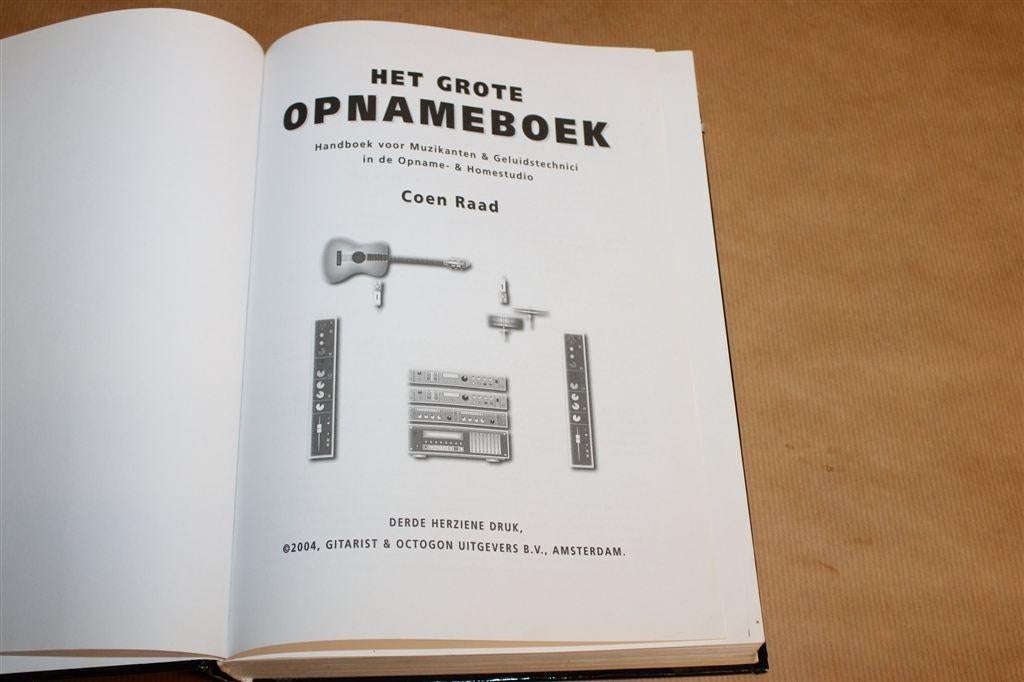 Het Grote Opnameboek — Handboek voor Geluidstechnici, Ophalen of Verzenden, Gelezen, Artiest