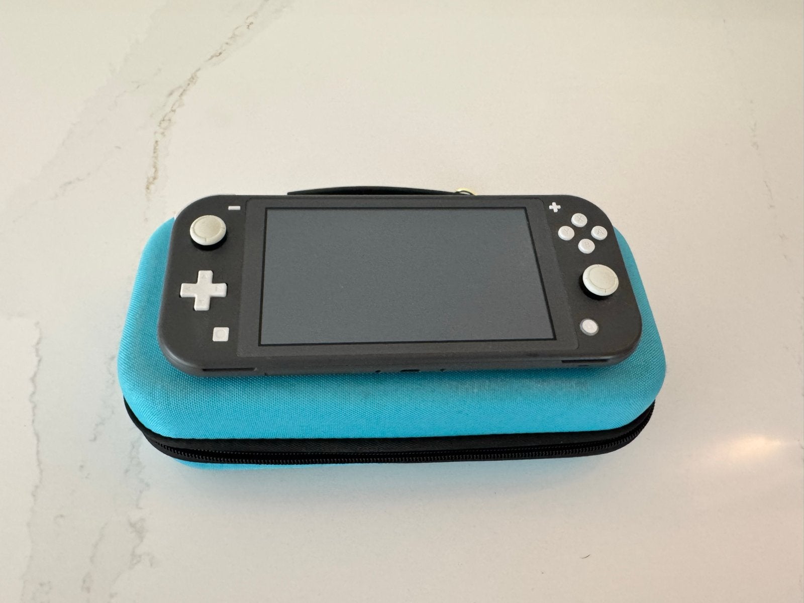 Nintendo Switch Lite met 128GB microSD, adapter en hoes, Ophalen of Verzenden, Zo goed als nieuw, Zonder controller, Switch Original
