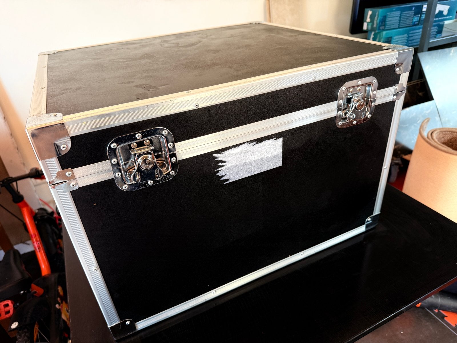 Flightcase / Transportkist met schuiminterieur, Ophalen, Zo goed als nieuw