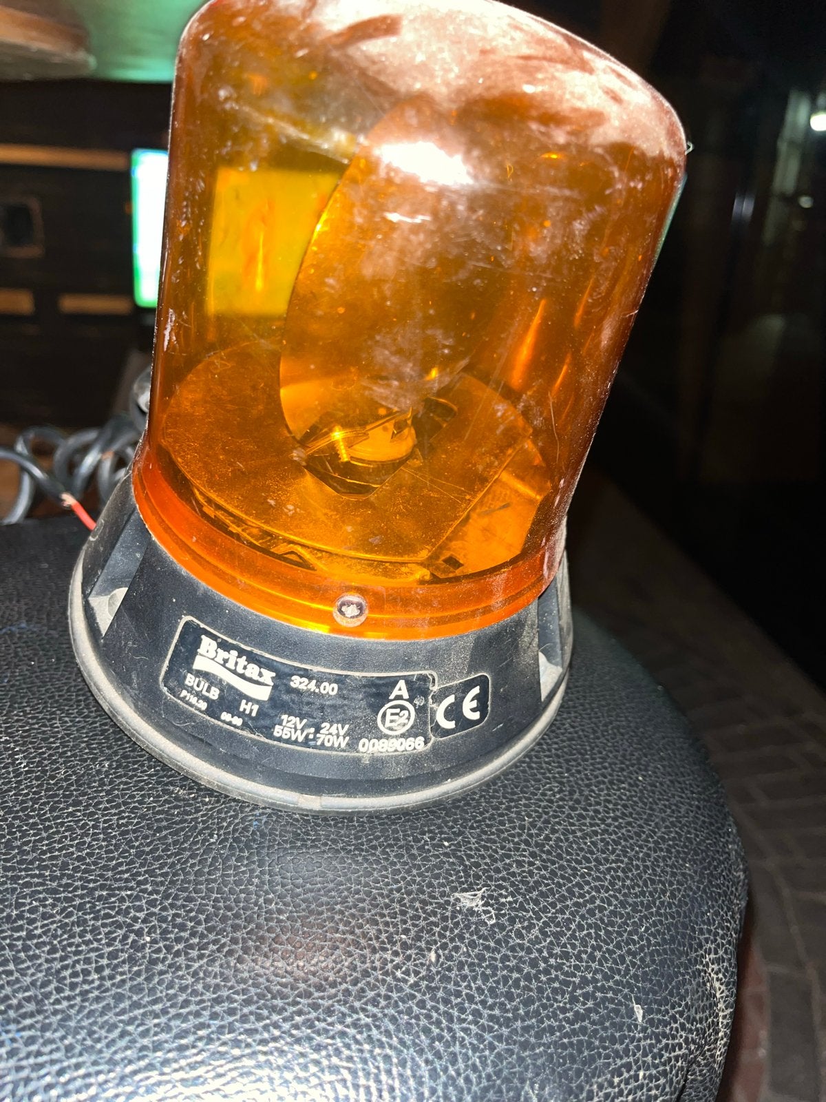 Britax 324.00 zwaailicht oranje 12V-24V, Ophalen of Verzenden, Gebruikt, Universele onderdelen
