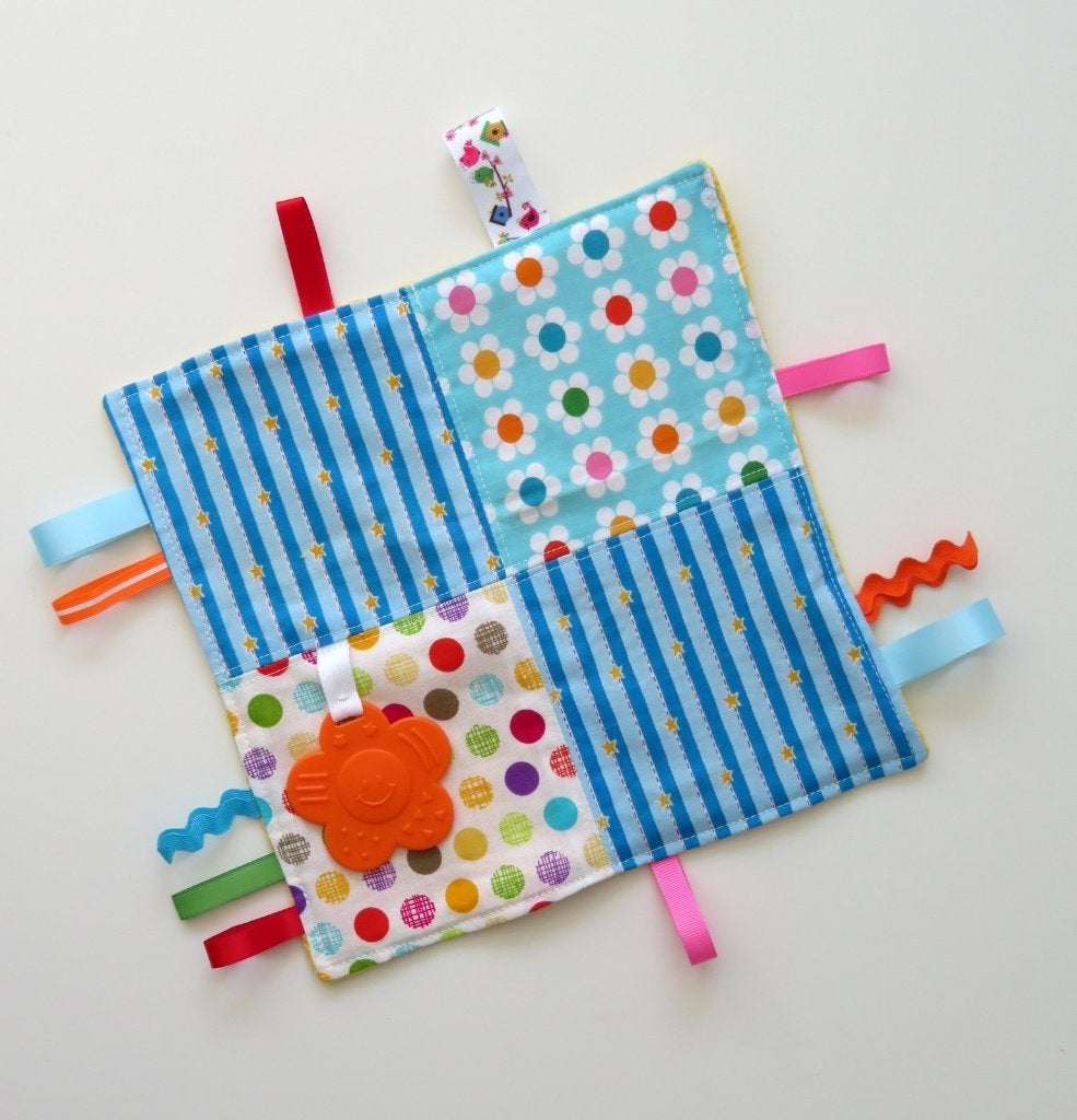 Labeldoekje met bijtring, Kinderen en Baby's, Ophalen of Verzenden, Nieuw, Overige typen, Handgemaakt