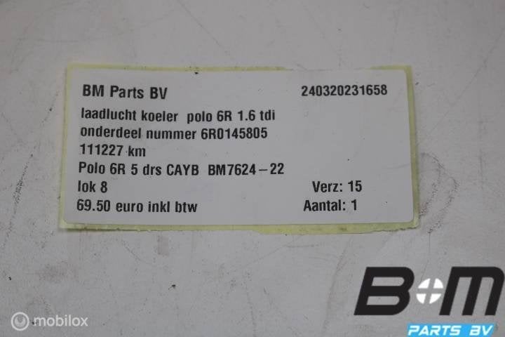 Laadluchtkoeler VW Polo 6R 1.6TDI 6R0145805, Gebruikt