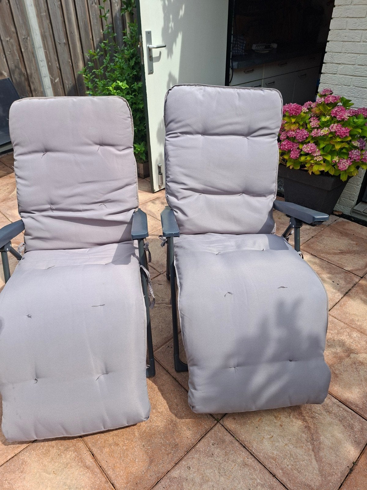 Relex stoelen, Tuin en Terras, Ophalen, Gebruikt