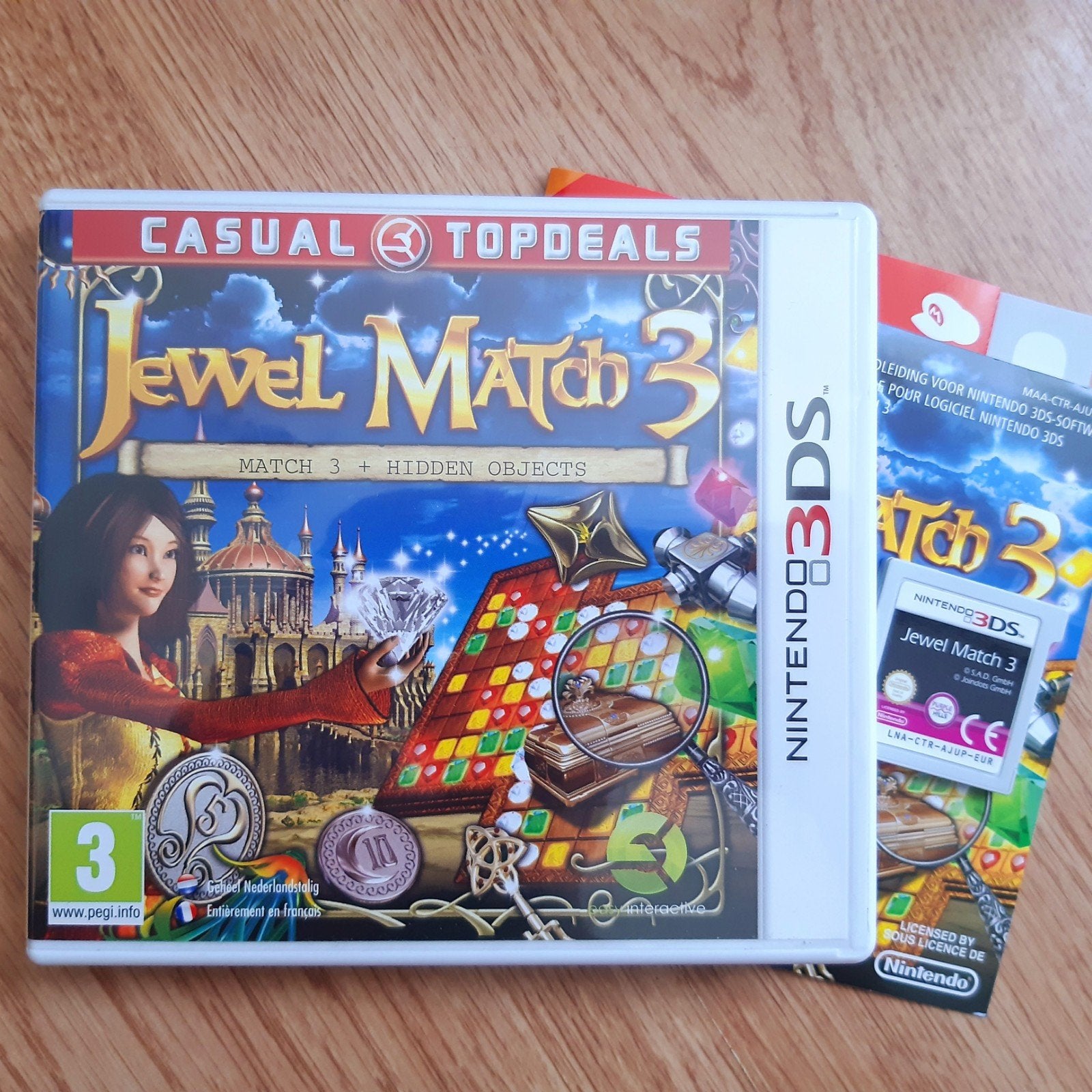 Jewel Match 3 - 3DS, Spelcomputers en Games, Games | Nintendo 2DS en 3DS, Ophalen of Verzenden, Puzzel en Educatief