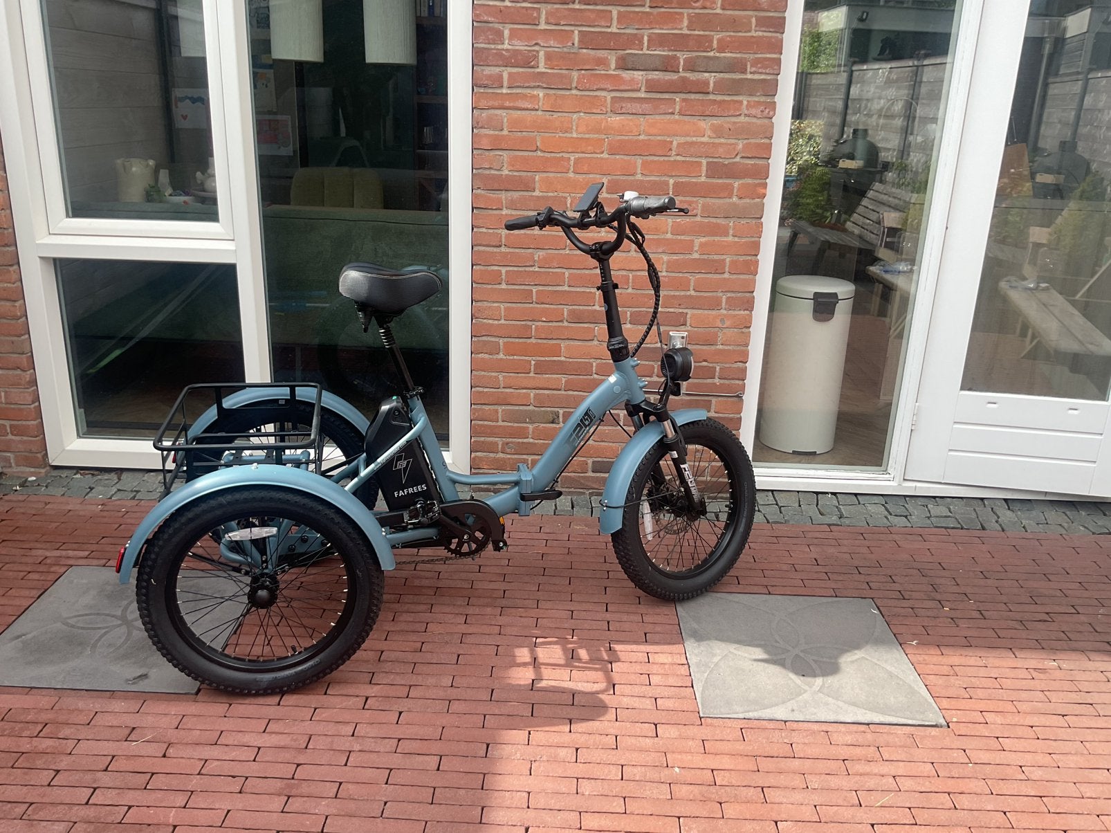 Fafrees F20 elektrische Driewielfiets, Ophalen, Zo goed als nieuw, Schijfrem