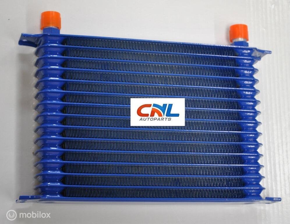 oliekoeler UNIVERSAL 15 row  BLUE AN10 262mm Oil Cooler