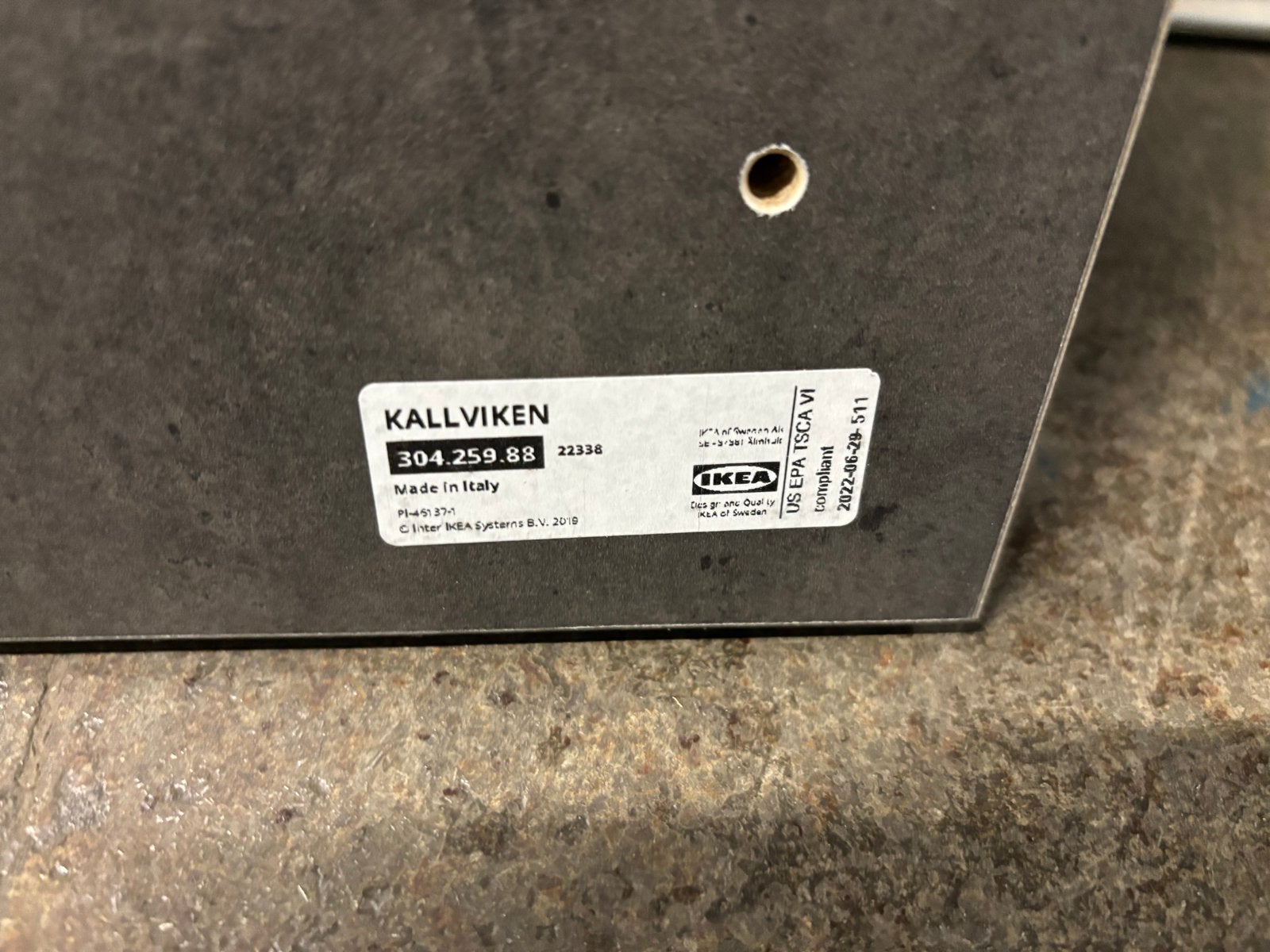IKEA KALLVIKEN 4x ladefront 304.259.88, donkergrijs, Ophalen of Verzenden, Gebruikt