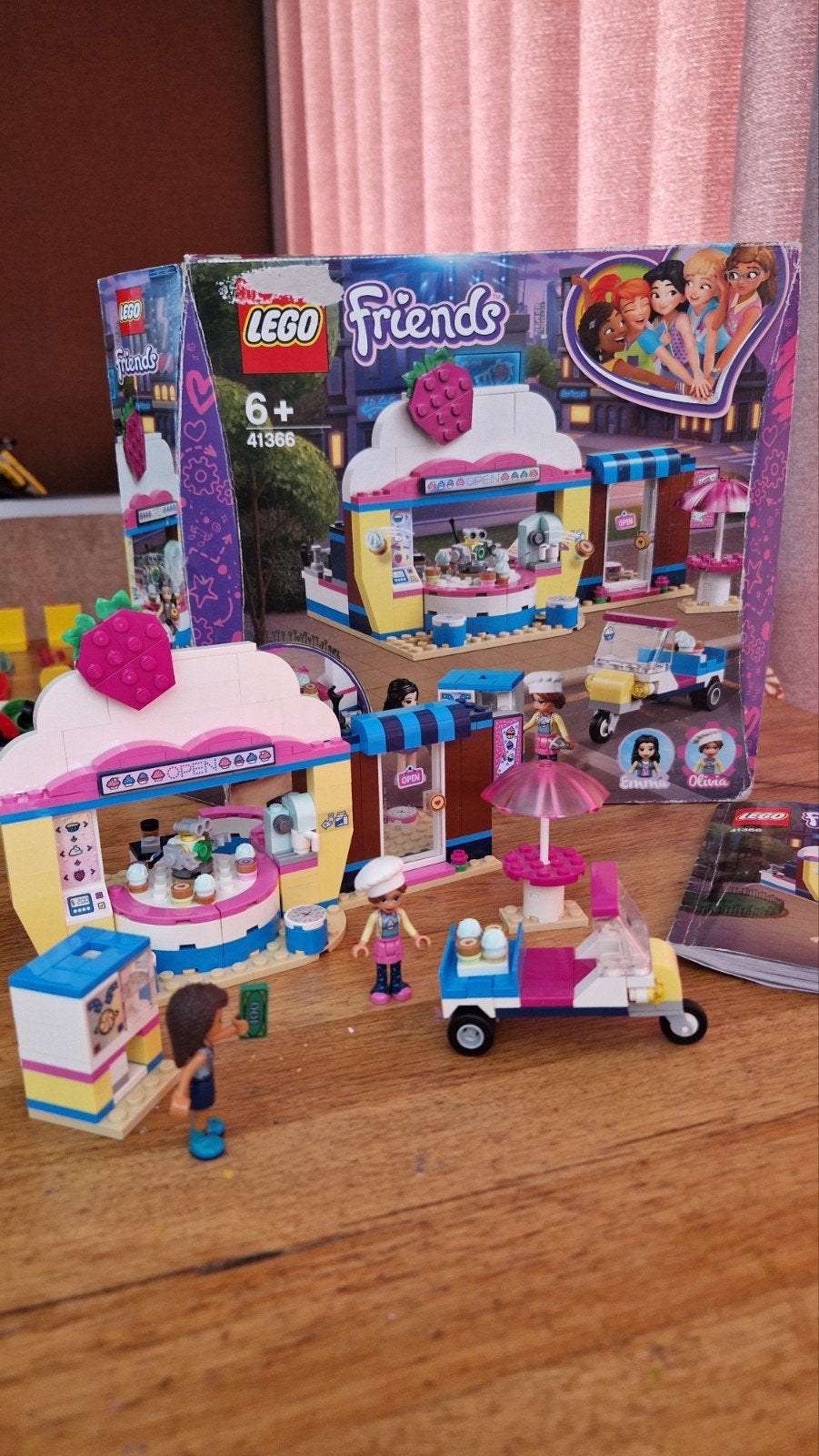 Lego Friends 41366 Stephanie's Cupcake Café, Lego, Friends, Ophalen of Verzenden, Zo goed als nieuw