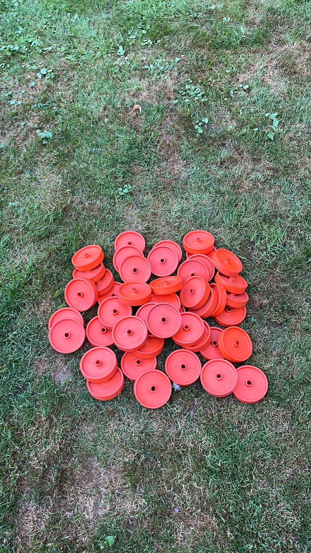 Toprollen nylon  (44stuks) voor ladders 10cm doorsnede, Ophalen, Zo goed als nieuw, Ladder, Minder dan 2 meter