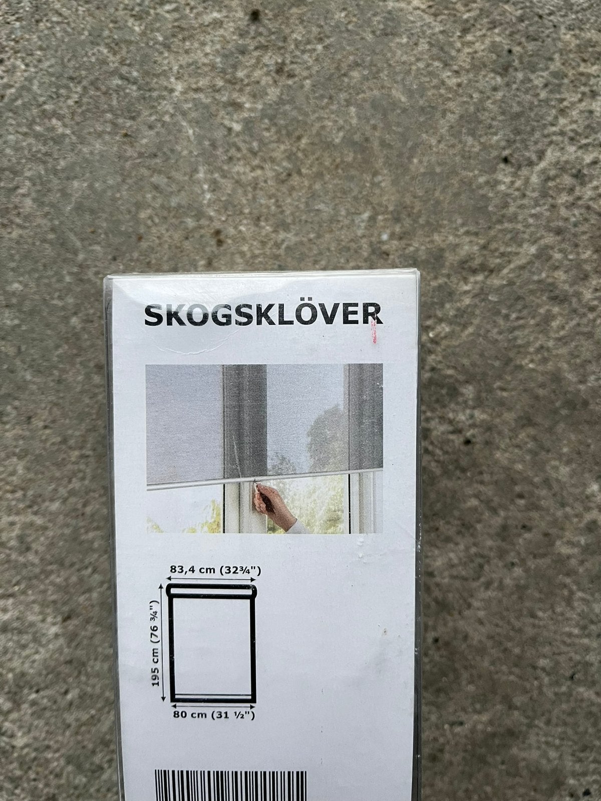 Rolgordijn SKOGSKLÖVER 195cm (L) x 80cm (B) *NIEUW*, Duo rolgordijn, Nieuw, Ophalen of Verzenden, IKEA