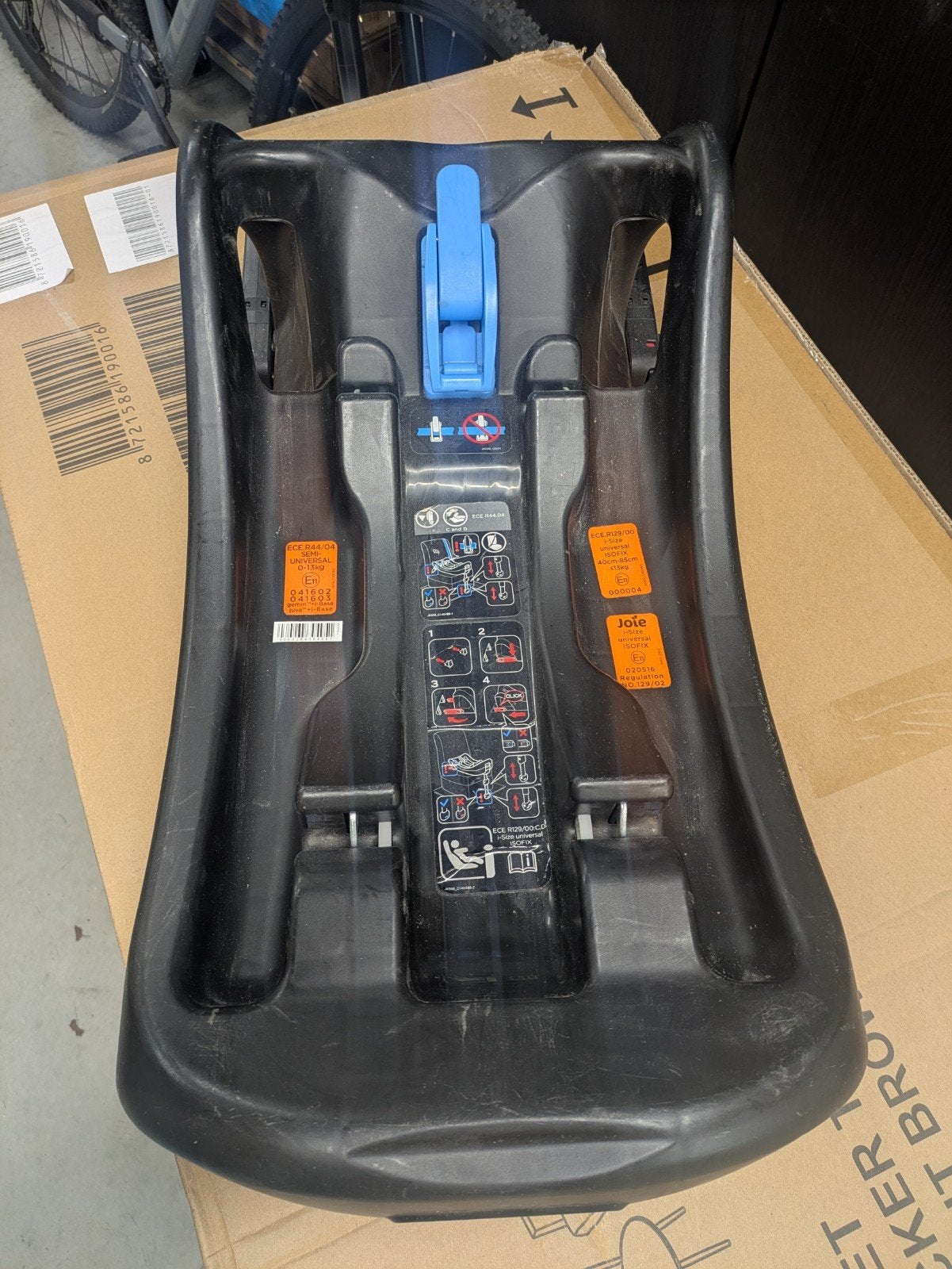 Joie autostoel base - Gebruikt i-size universal, Kinderen en Baby's, Overige merken, Ophalen of Verzenden, 0 t/m 13 kg, Gebruikt