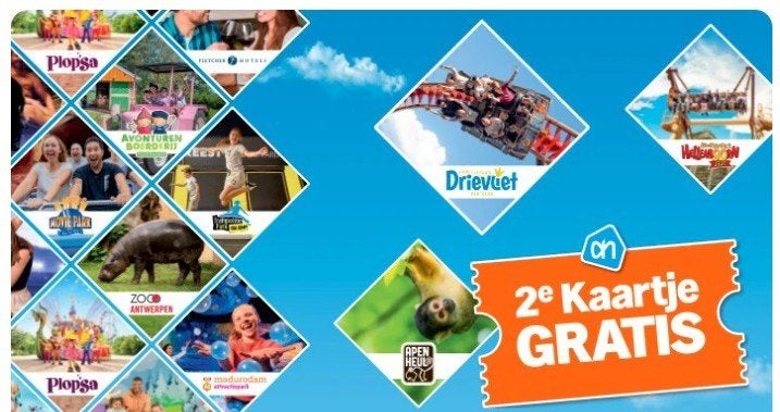 AH 2e uitje gratis, 2 volle spaarkaarten diverse uitjes, Verzenden, Winkel, Super of Benzinepomp, Zegels, Bonnen of Punten