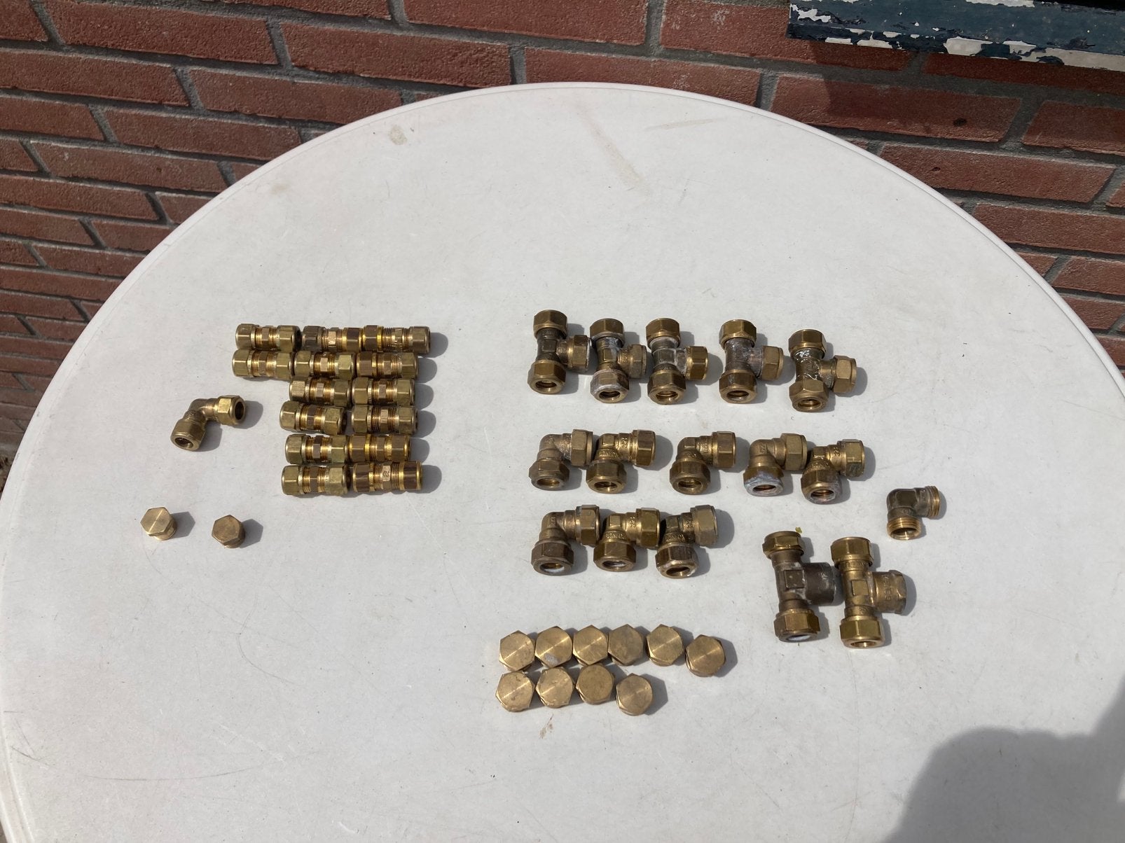 Diverse knelkoppelingen 12 en 15mm zie omschrijving, Ophalen of Verzenden, Zo goed als nieuw, Overige typen