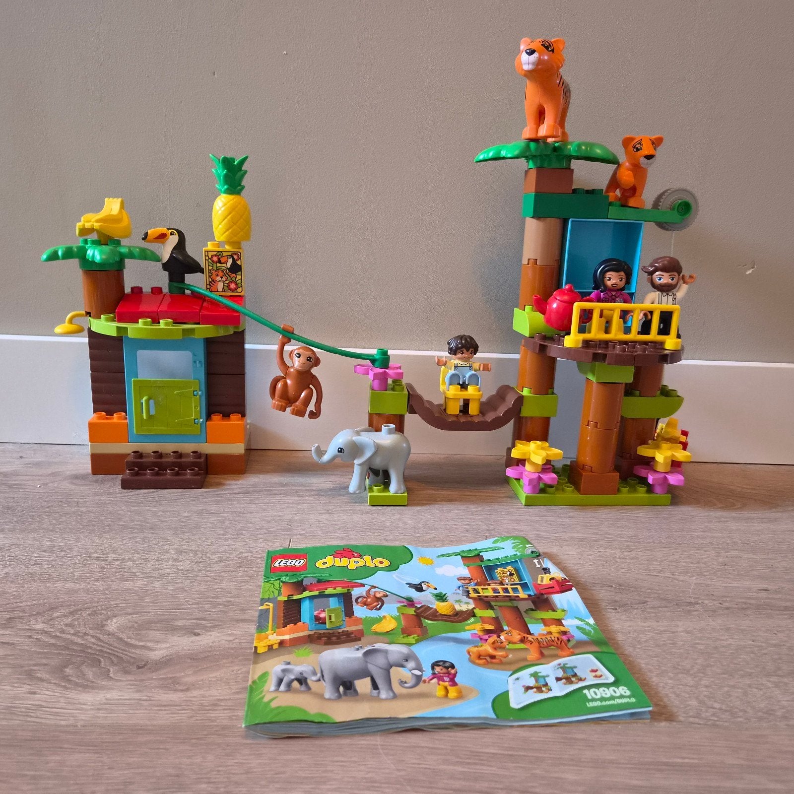 Lego Duplo 10906 Tropisch Eiland - Zo goed als nieuw, Ophalen, Zo goed als nieuw, Duplo, Complete set
