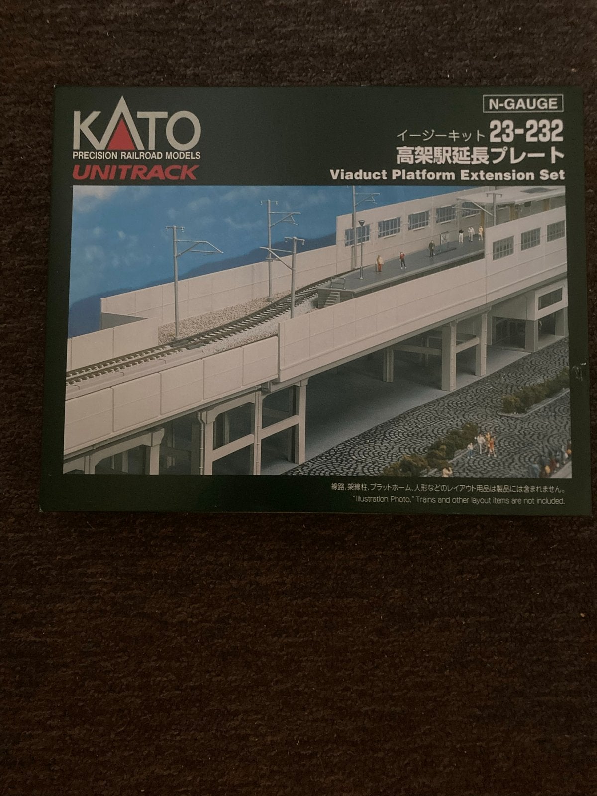 Kato N spoor viaduct platform uitbreidingsset 23-232, Overige merken, Gelijkstroom, Brug, Tunnel of Gebouw, Nieuw