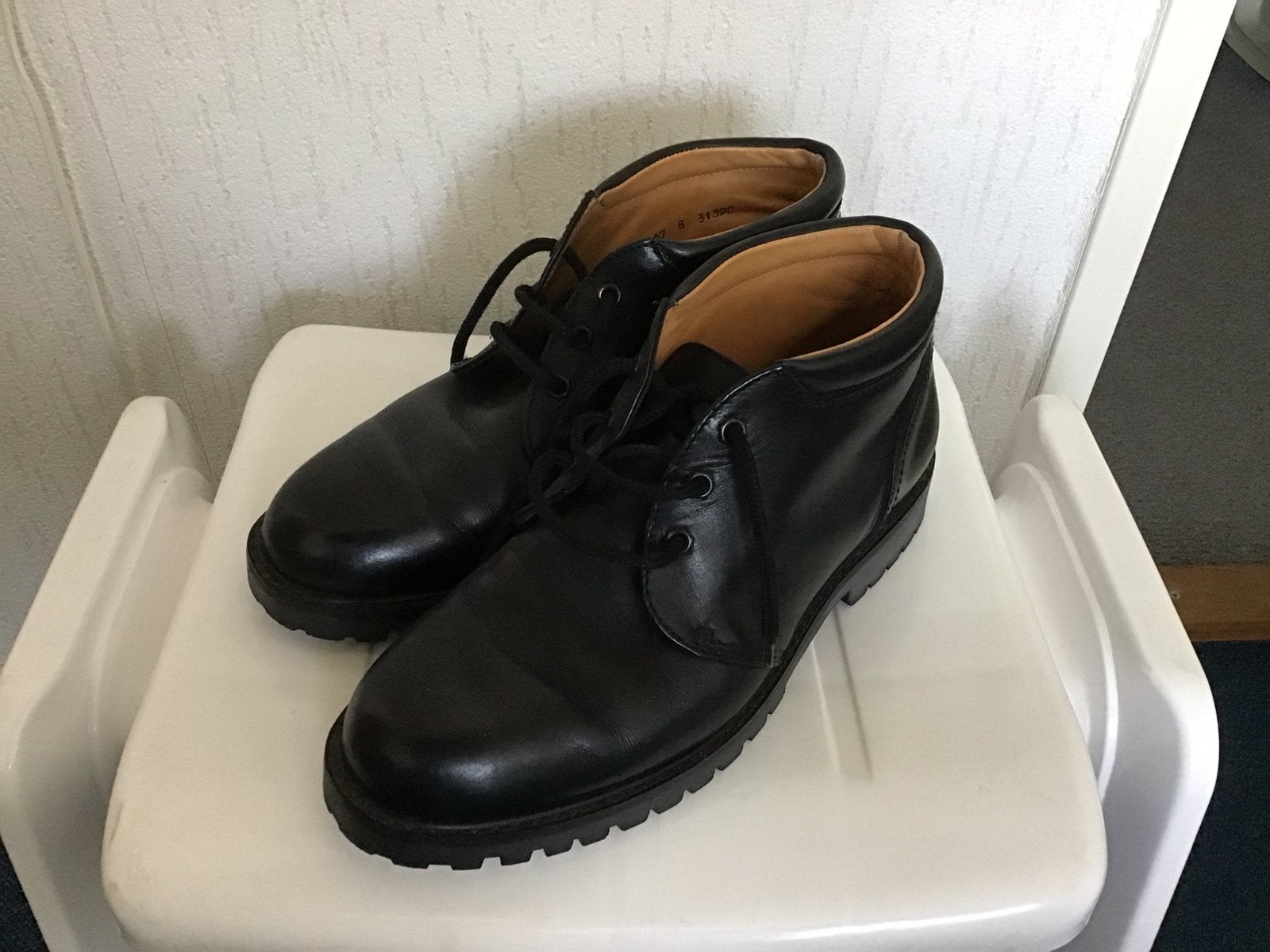 Mooie, stevige halfhoge boots Van Lier. Maat 42, Zwart, Boots, Ophalen of Verzenden, Zo goed als nieuw