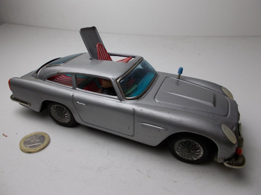 Jaren 60 GROTE BLIKKEN JAMES BOND 007 ASTON MARTIN DB5 Igst!, Ophalen of Verzenden, Zo goed als nieuw, Auto, Overige merken