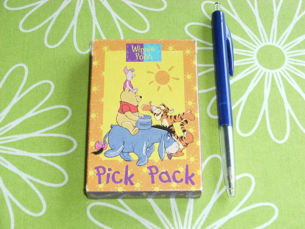 Winnie the Pooh Pick Pack kaartspel, Een of twee spelers, Ophalen of Verzenden, Gebruikt