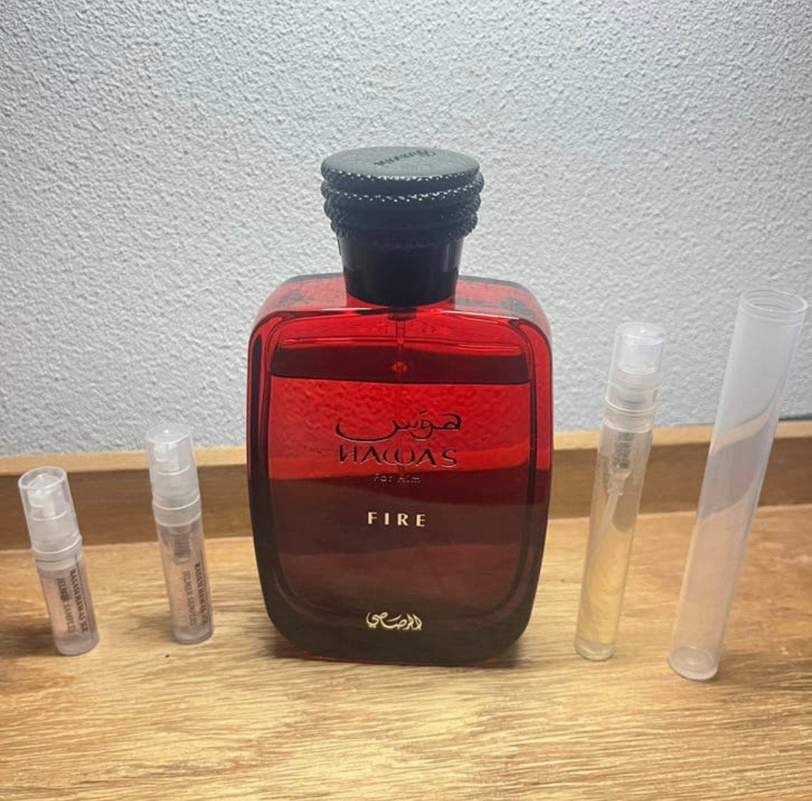 Rasasi - Hawas Fire samples 1 tot 5ml, Verzenden, Zo goed als nieuw