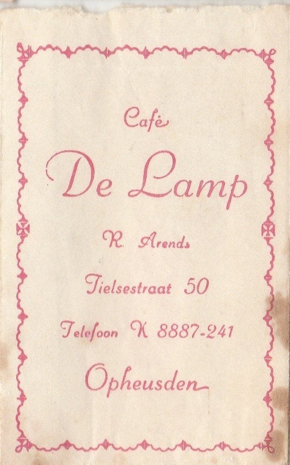 De Lamp Tielsestraat Opheusden - R Arends, Ophalen of Verzenden