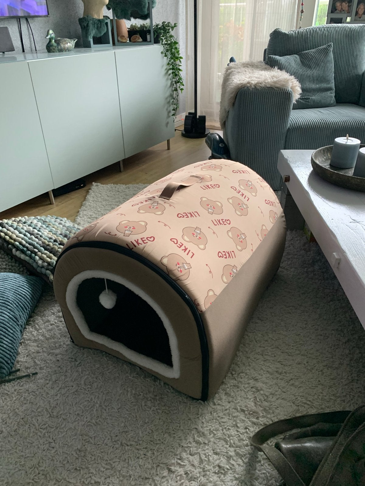 Honden-/kattenhuis, ca. 70x45x40cm, Ophalen, Gebruikt