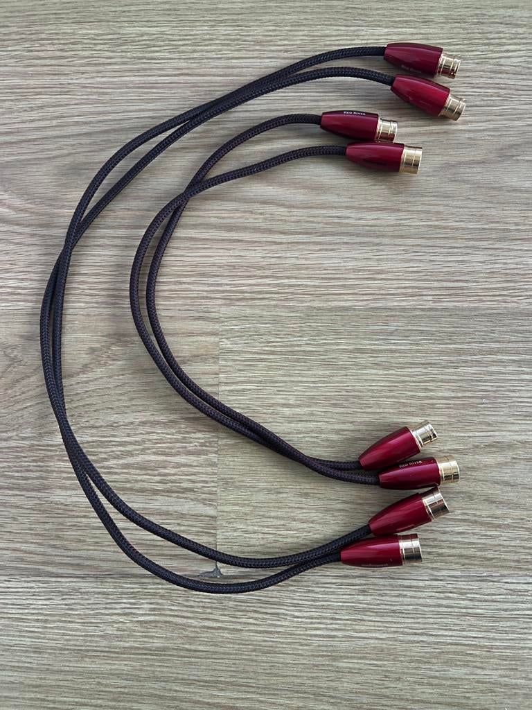 , Audioquest Red River, Audio, Tv en Foto, Audiokabels en Televisiekabels, Verzenden, Zo goed als nieuw, Minder dan 2 meter, Interlink-kabel