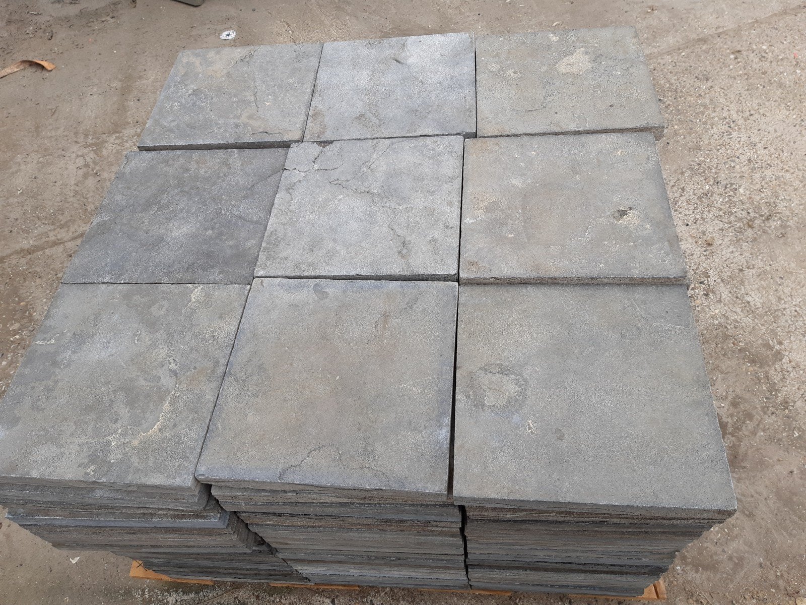 Chinees hardsteen 30x30, Tuin en Terras, Tegels en Klinkers, Ophalen, Gebruikt, Terrastegels, Natuursteen