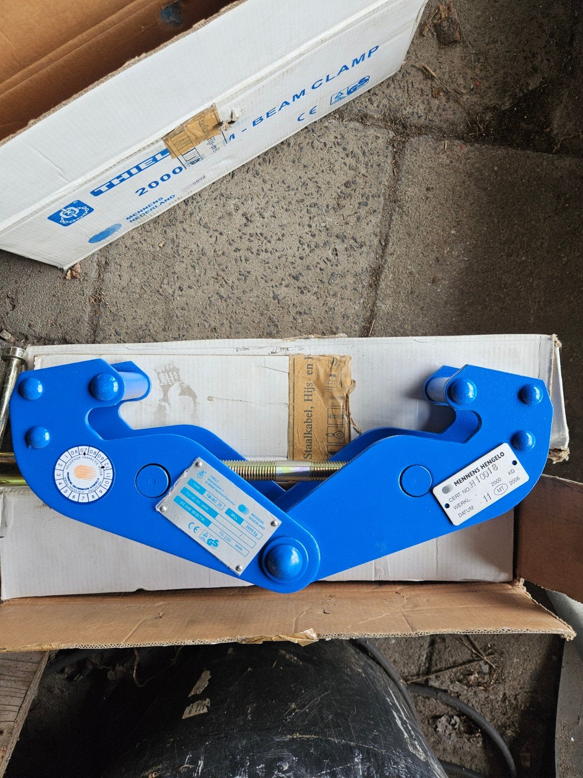 Thiele balkklem 2000kg nieuw (4 stuks), Ophalen, ., Nieuw, Thiele