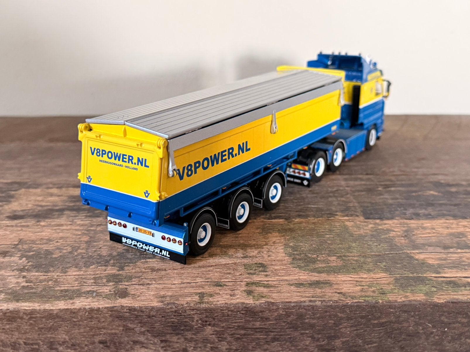 WSI - Scania 143 Streamline met kieper, Ophalen of Verzenden, Zo goed als nieuw, Bus of Vrachtwagen, Wsi