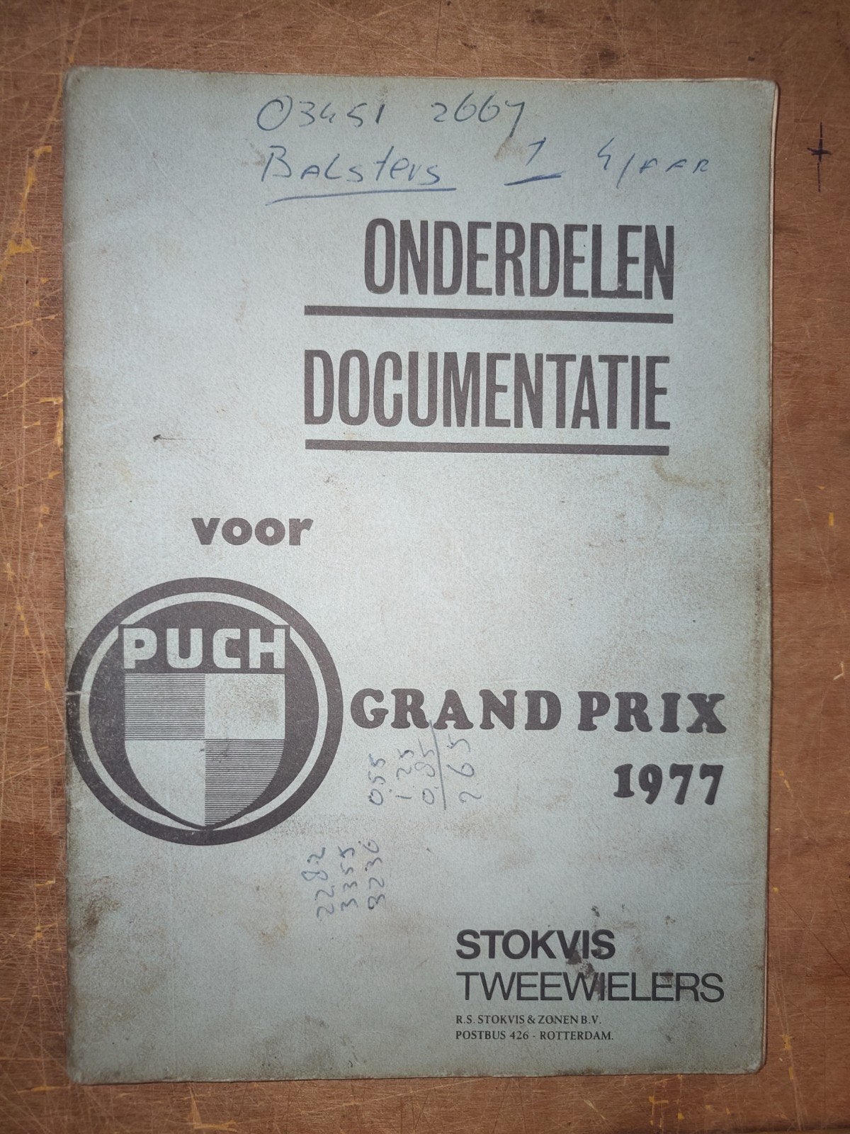 Puch M50 Grand Prix onderdelen documentatie 1977, Ophalen of Verzenden, Gebruikt
