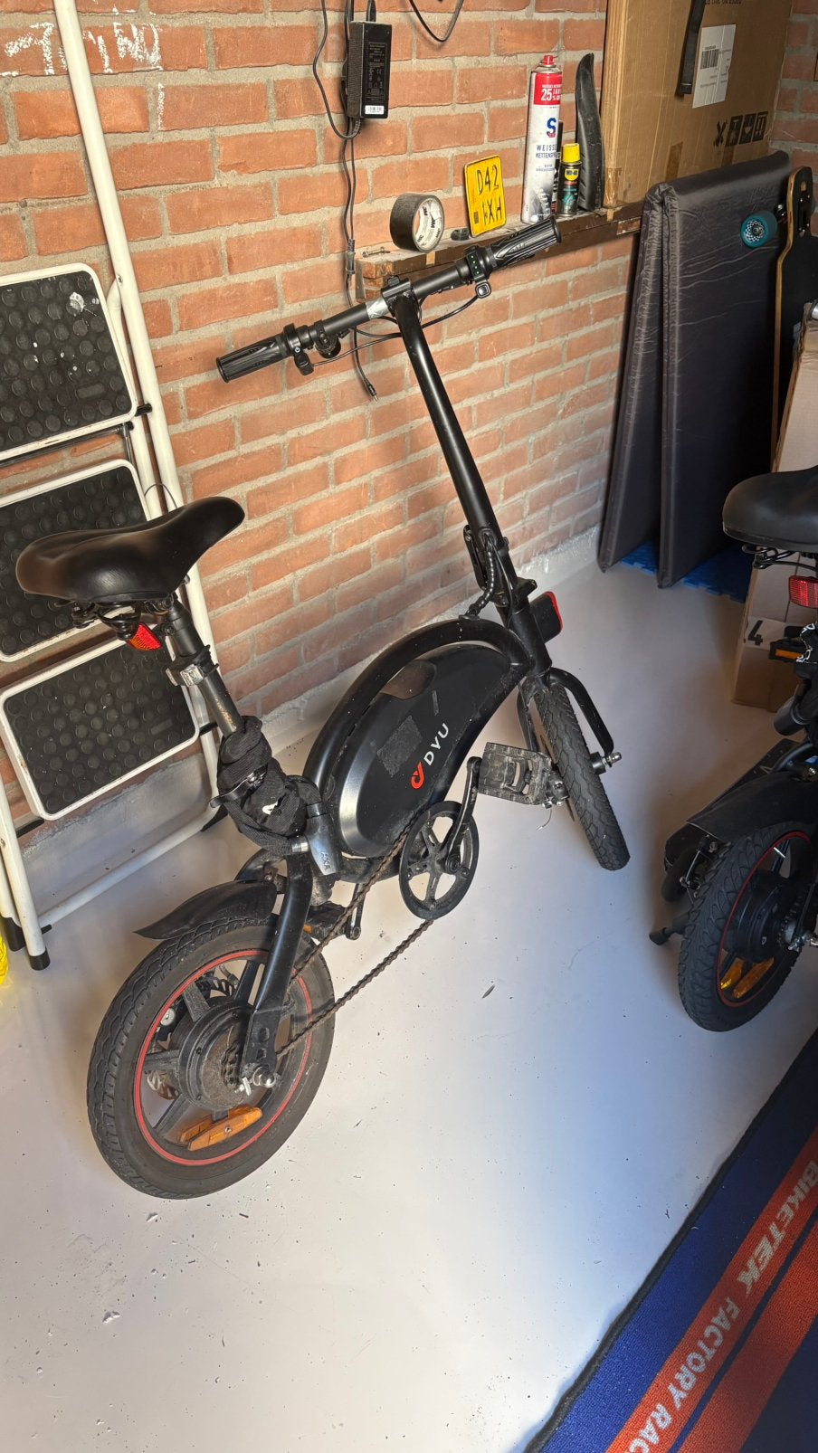 Dyu df3, Fietsen en Brommers, Fietsen | Vouwfietsen, Ophalen of Verzenden, Zo goed als nieuw, Minder dan 14 inch