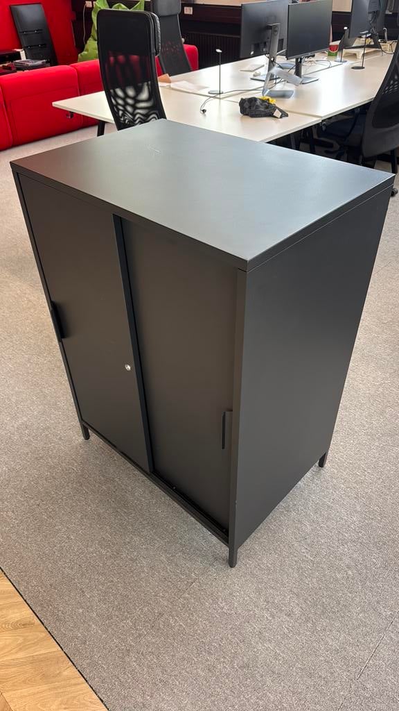 IKEA TROTTEN kast schuifdeuren – antraciet 160x110 - 6 stuks, Ophalen, Gebruikt