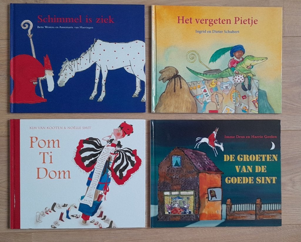 4x voorleesboeken Sinterklaas, Gelezen, Fictie algemeen, Diverse auteurs, Ophalen of Verzenden
