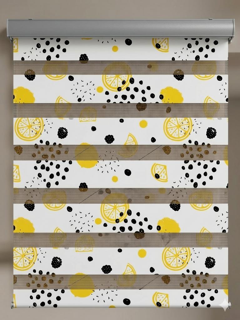 Roller blinds Night&Day, Huis en Inrichting, Stoffering | Gordijnen en Lamellen, 100 tot 150 cm, Wit, Zebra textil, Nieuw