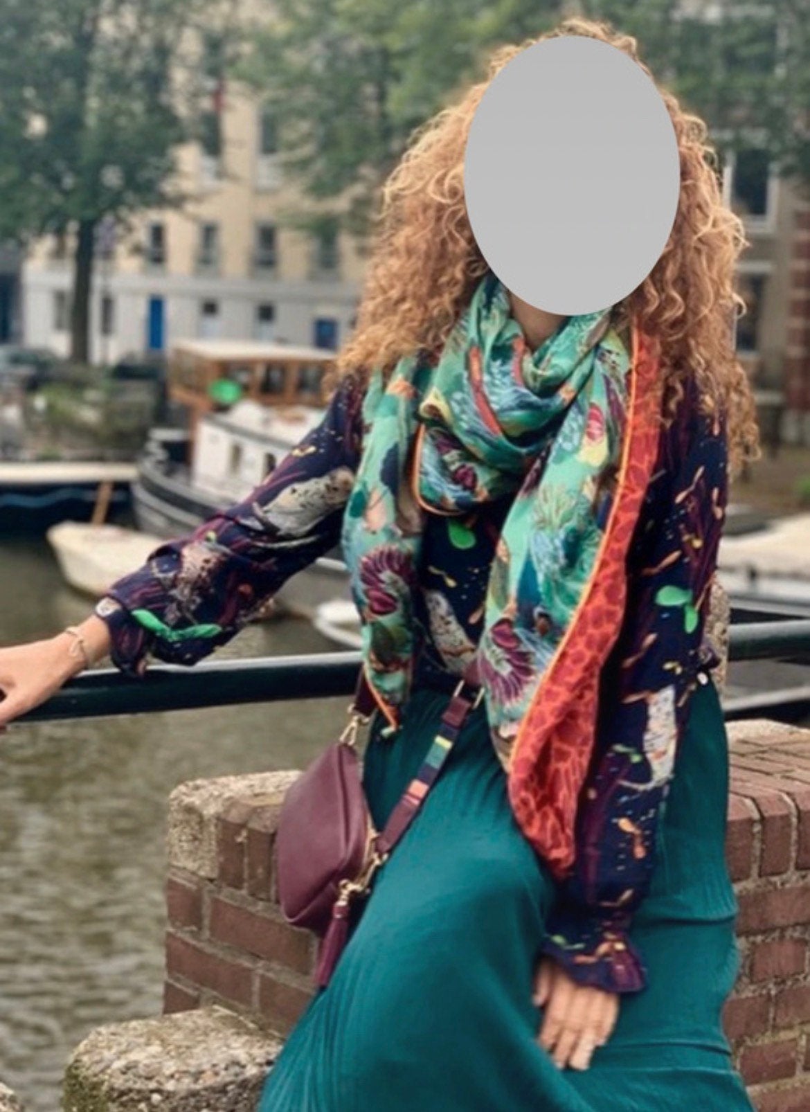 Pom Amsterdam lange rok met een kleurrijke bies, Kleding | Dames, Rokken, Ophalen of Verzenden, Zo goed als nieuw, Maat 36 (S)