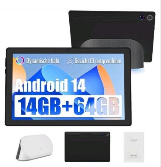 Nieuw! 10.1 inch Tablet, met oplaadbaar stereoluidspreker, Computers en Software, Android Tablets, 10 inch, A10Pro, Nieuw, 64 GB