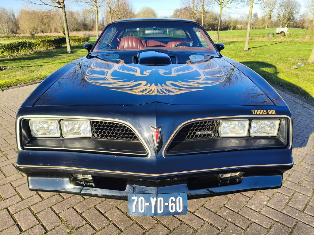 Pontiac Firebird TRANS AM (bj 1977, automaat), Auto's, Automaat, Pontiac, 7766 cc, Zwart