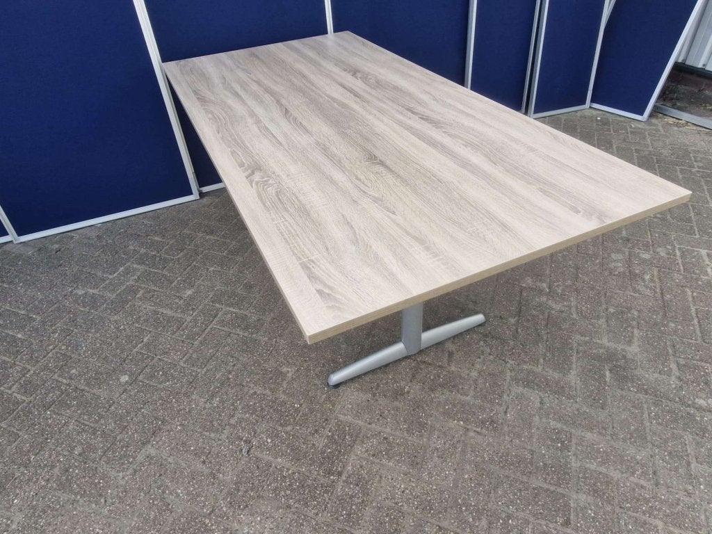 Ahrend/ Gispen vergadertafel met nieuw blad 200x100, Demontabel, Ophalen of Verzenden, Zo goed als nieuw, Ahrend