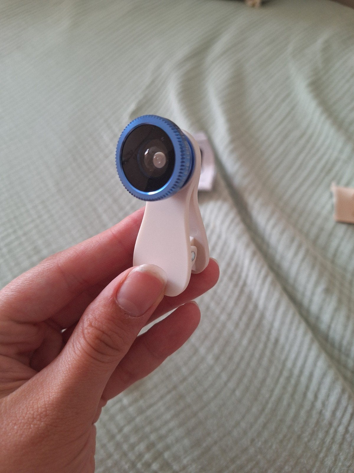 Fisheye lens met klem voor smartphone, Overige merken, Ophalen of Verzenden, Overige vattingen, Lensdoppen