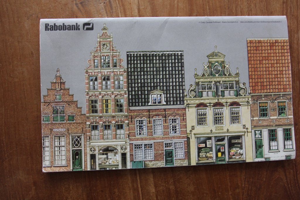 Bouwplaat Nederland gevelland 11 huisjes, Ophalen of Verzenden, Nieuw