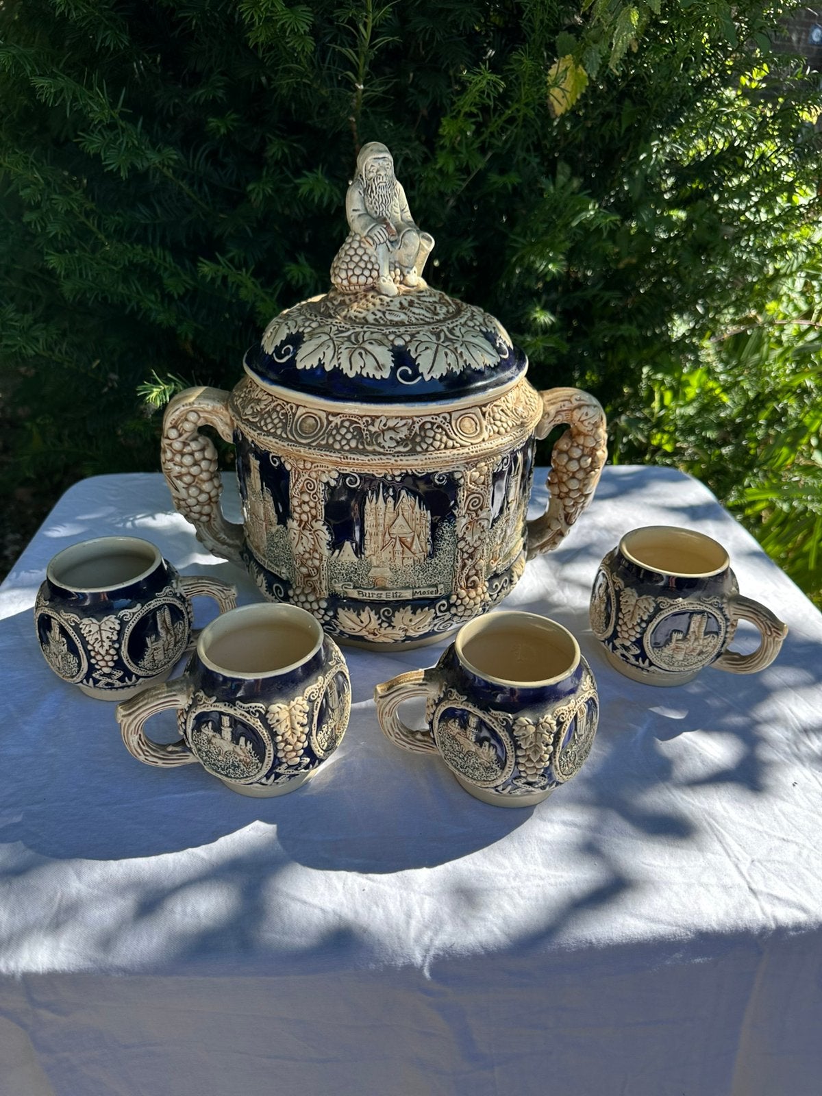 Bowl voor gluhwein, Ophalen