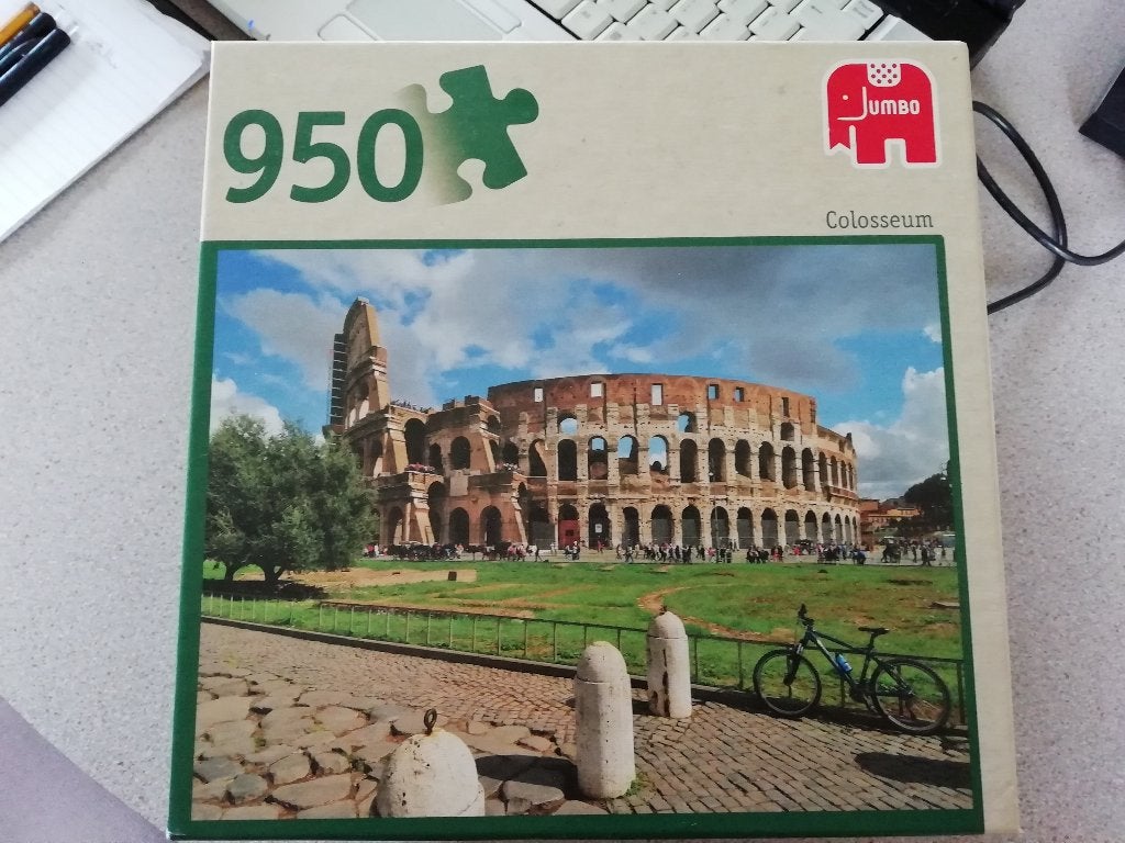 Jumbo Puzzle Colosseum, Hobby en Vrije tijd, Ophalen of Verzenden, 500 t/m 1500 stukjes, Zo goed als nieuw, Legpuzzel