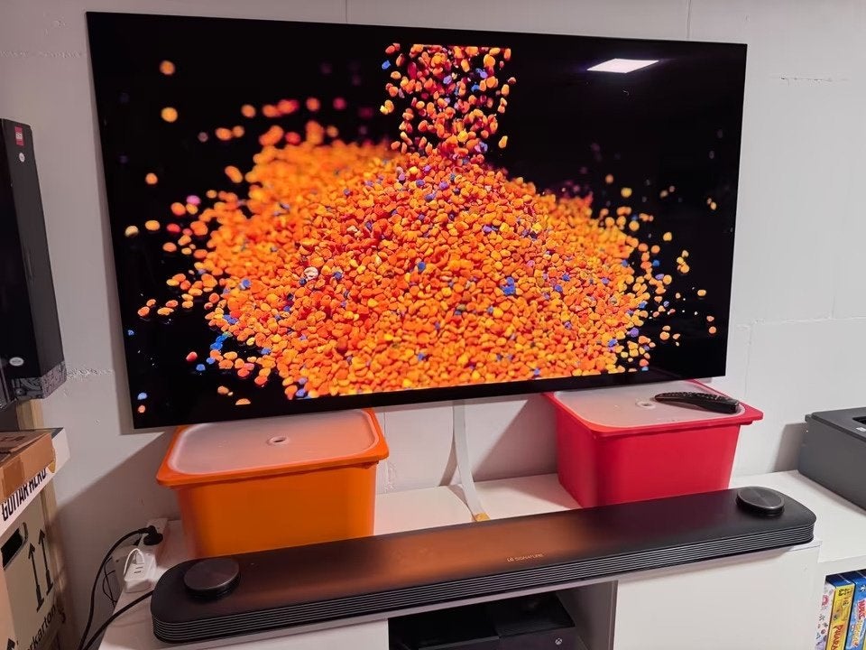 LG OLED 65 inch Wallpaper W7, Ophalen, Zo goed als nieuw, 100 cm of meer, 4k (UHD)