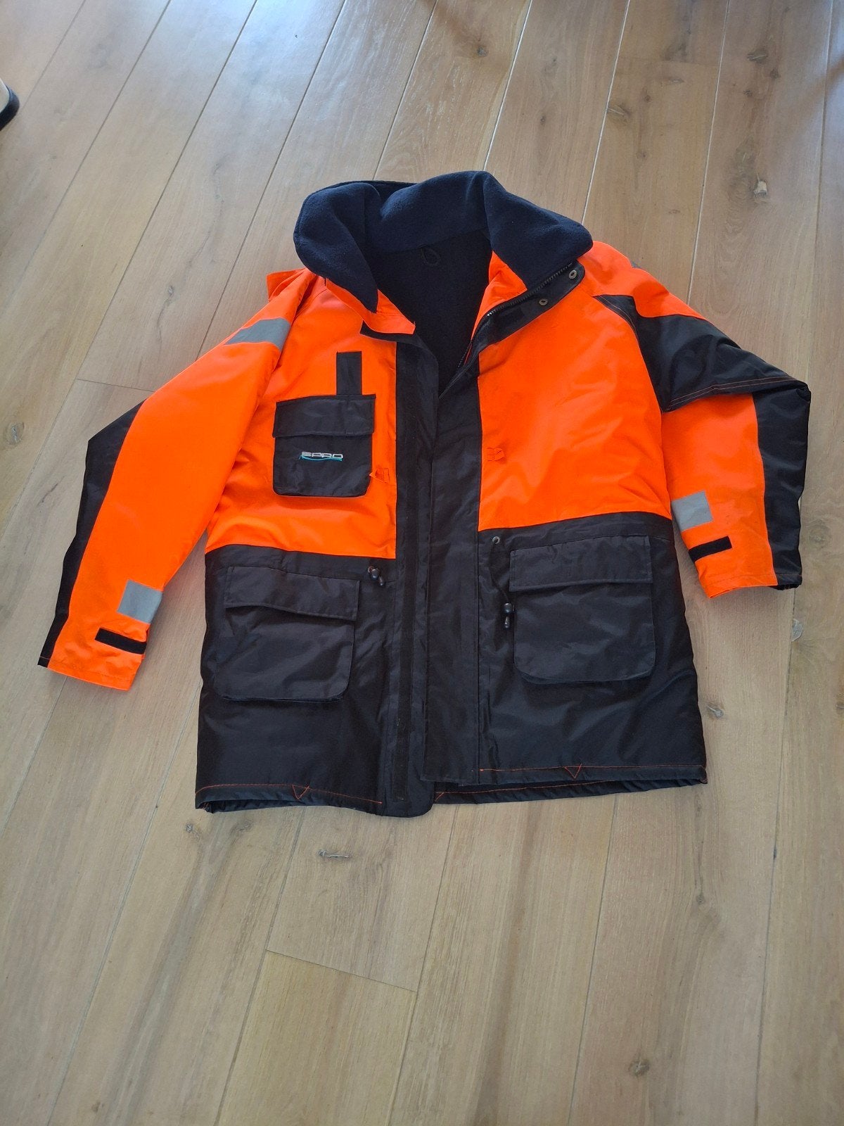 Warme  Veiligheidsjas Werk Maat L-XL Hoge Kraag Veel Zakken, Kleding | Heren, Ophalen of Verzenden